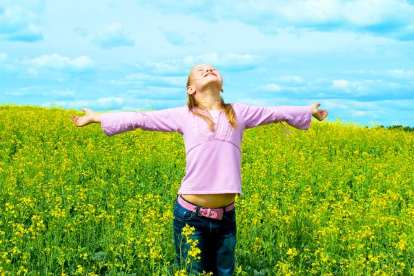 stock image Child on meadow