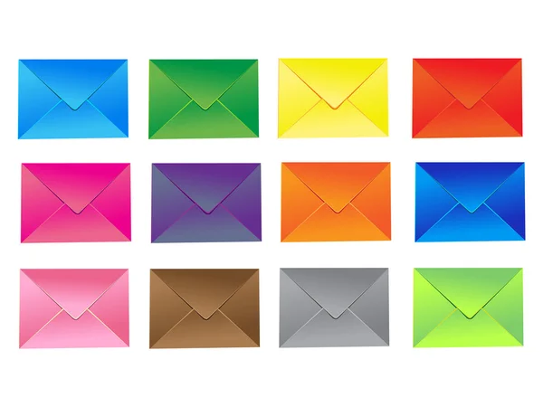 Set of mail icon — Stock Vector