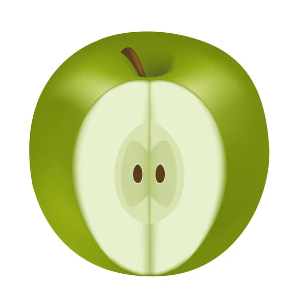 Jabłko wektor — Wektor stockowy