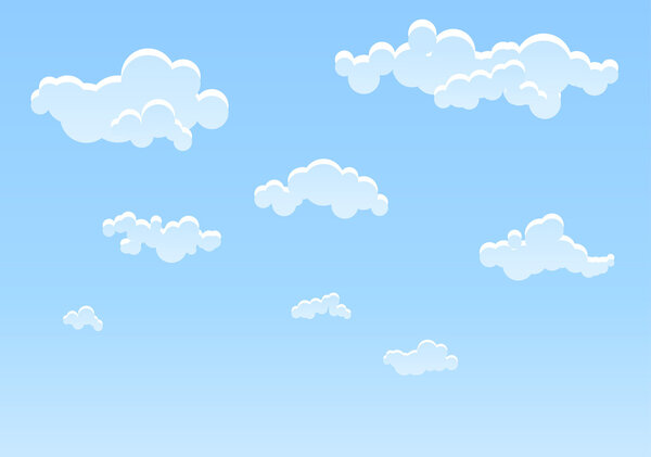 Blue sky background
