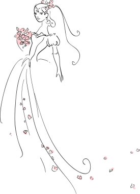 Beautiful Bride clipart