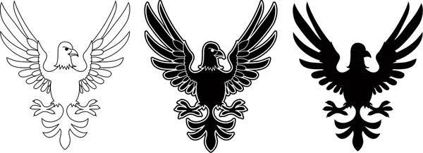 Ørne emblem – Stock-vektor
