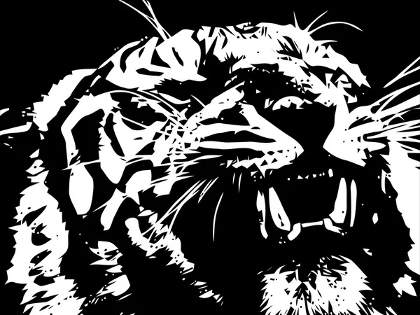 Грин тигра — стоковый вектор