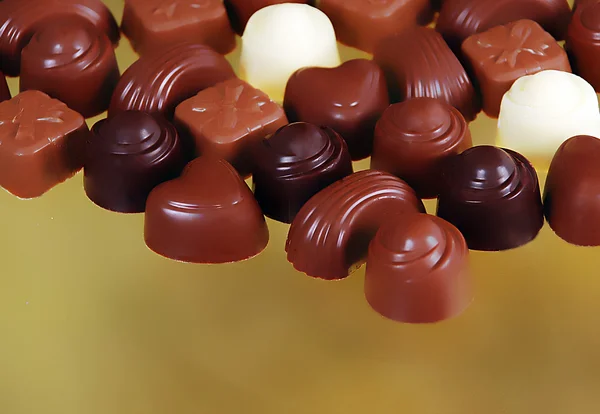 Carbonetos de chocolate — Fotografia de Stock