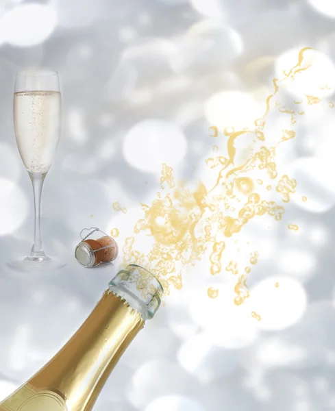 Celebration with champagne — Stock Photo, Image