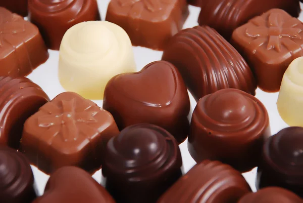 Čokoládové pralinky — Stock fotografie