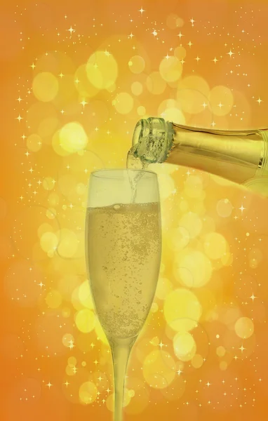 Szkło szampana — Zdjęcie stockowe