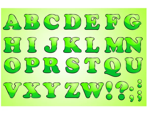 Букви алфавіту — стоковий вектор