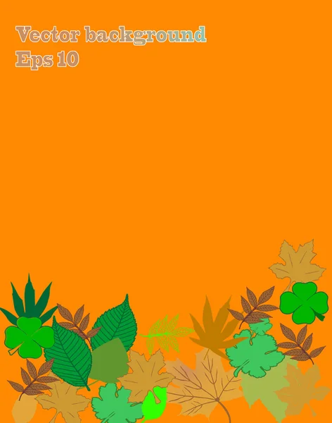 Feuille d'automne — Image vectorielle