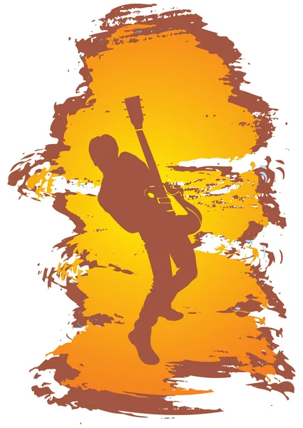 Guitariste — Image vectorielle