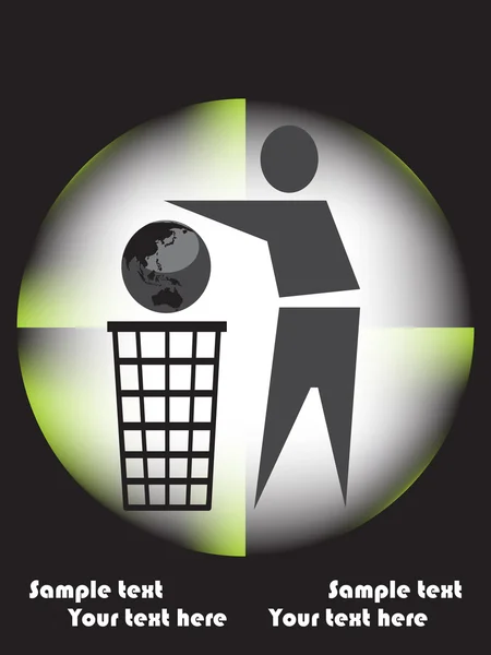 Conceito de reciclagem — Vetor de Stock
