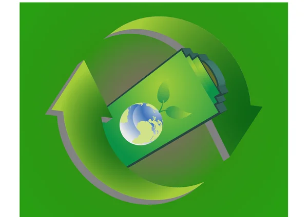 Concept de recyclage — Image vectorielle