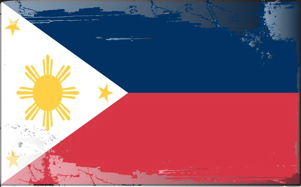 Grunge flag series-Filipinas — Foto de Stock