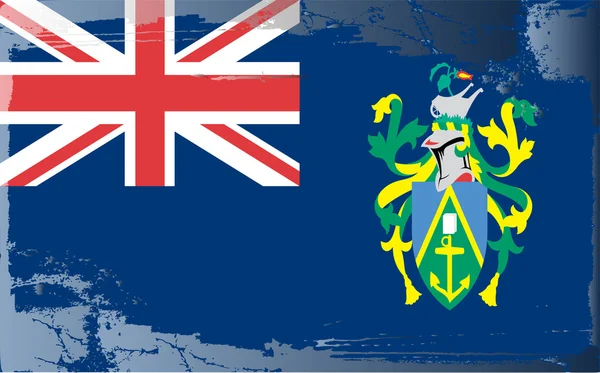Grunge flag series-Pitcairnøyene – stockfoto