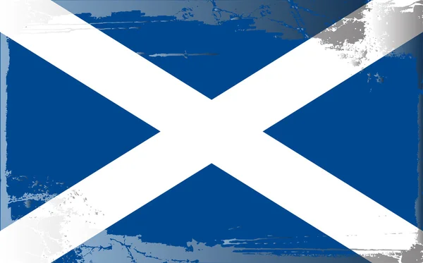 Grunge-Flagge Schottland — Stockfoto