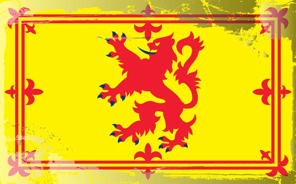 Grunge flag series-Scotland — Stock Photo, Image