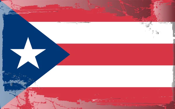 Grunge série drapeau-Porto Rico — Photo