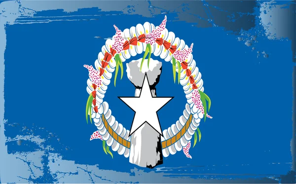 Grunge zászló sorozat-Északi Mariana-szigetek — Stock Fotó