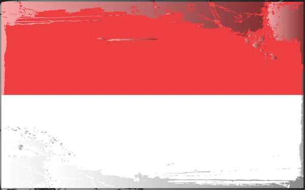 Grunge 国旗系列-indonezia — 图库照片