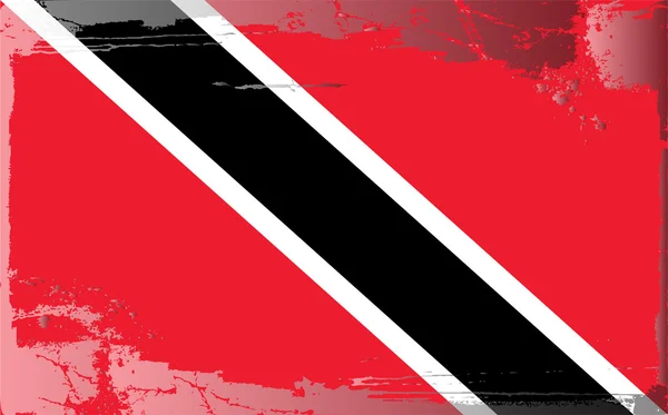 Bandeira Grunge série-Trinidad e Tobago — Fotografia de Stock