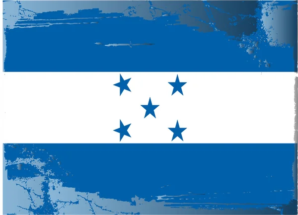 Bandeira Grunge série-Honduras — Fotografia de Stock