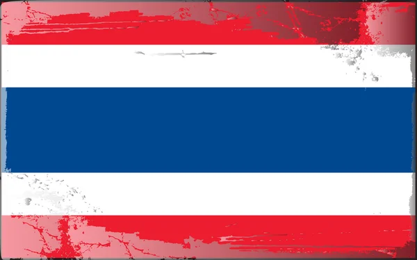 Bandeira Grunge série-Tailândia — Fotografia de Stock