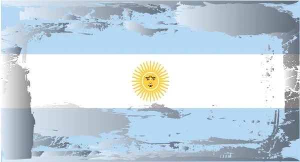 Grunge bandiera serie-argentina — Foto Stock