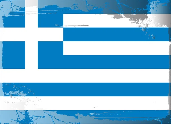Grunge bandeira série-Grécia — Fotografia de Stock