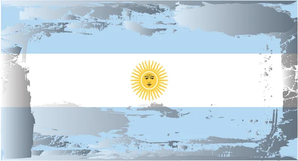 Grunge zászló sorozat-Argentína — Stock Fotó