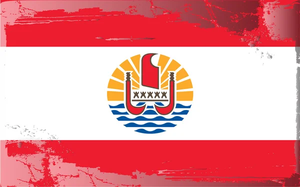 Grunge zászló sorozat-polinesia — Stock Fotó