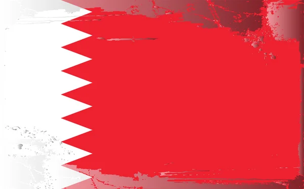 Гранж прапор серії Бахрейн — стокове фото