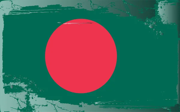Grunge 国旗系列-孟加拉国 — 图库照片