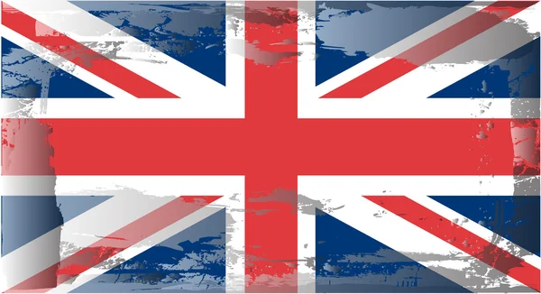 Grunge série drapeau-Angleterre — Photo