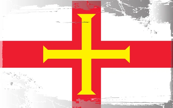 Grunge flag series-Guernsey — Stock Photo, Image