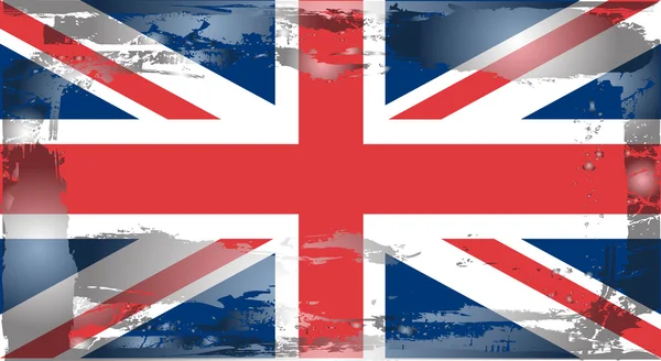 Grunge Flagge Serie-england — Stockfoto