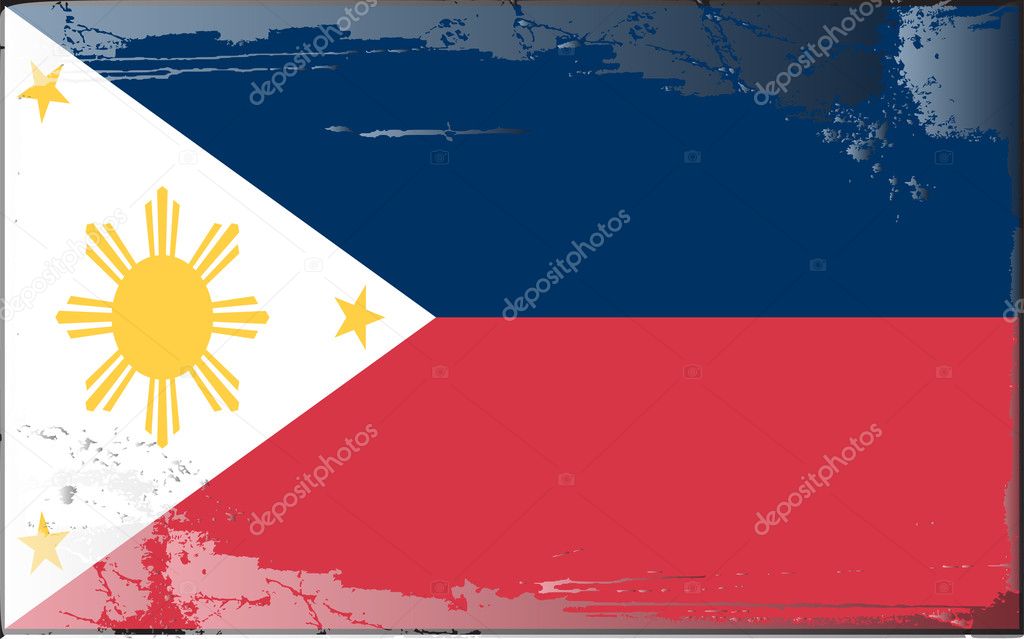 Grunge flag series-Philippines