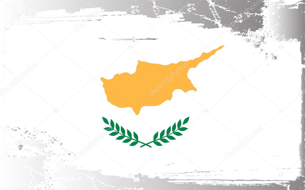 Grunge flag series-Cyprus