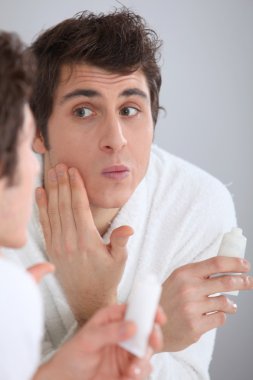 Male skincare clipart