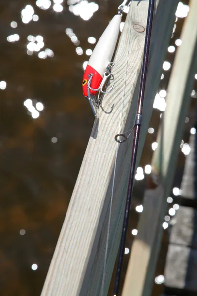 stock image Closeup on fishing lure