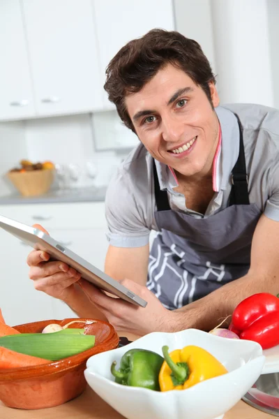 Man in kitchen — Stock Photo, Image