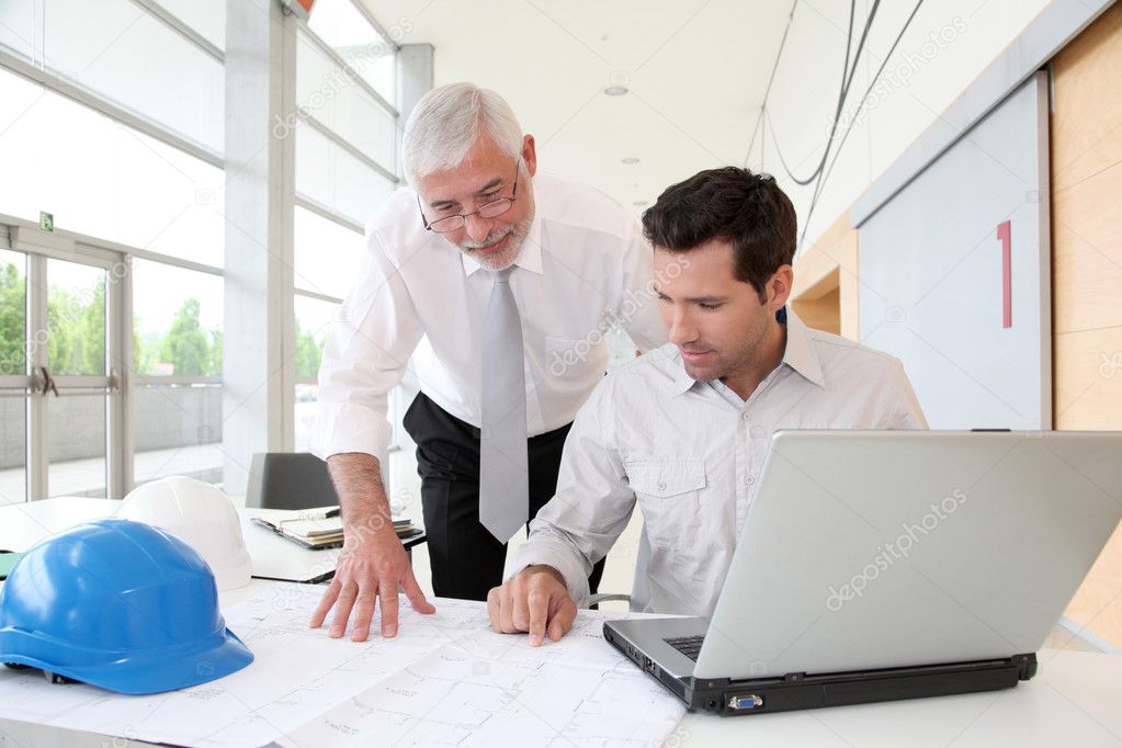 Architects working on planning