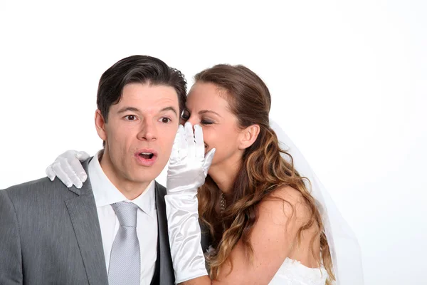 Married couple expressions — Stock Photo, Image