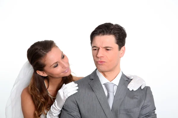 Married couple expressions — Stock Photo, Image