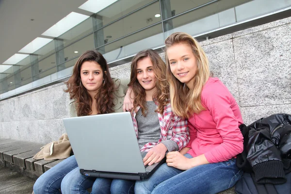 Group of teenage girls — Stock Photo, Image