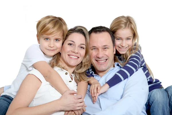Retrato de familia feliz —  Fotos de Stock