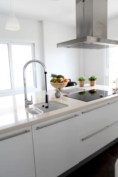 General view of contemporary home kitchen — Stock Photo, Image