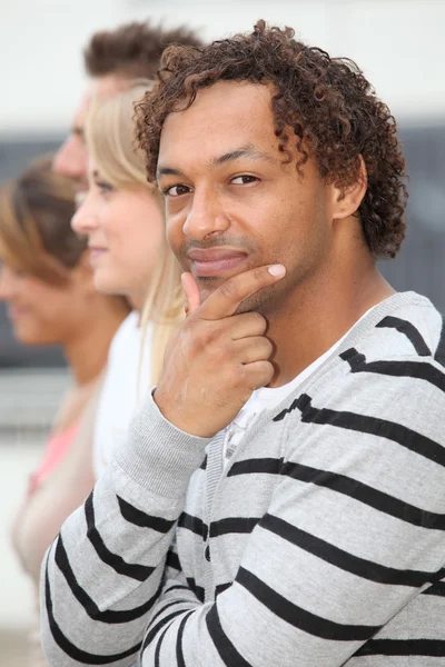 Young mixed-race man — Stock Photo, Image