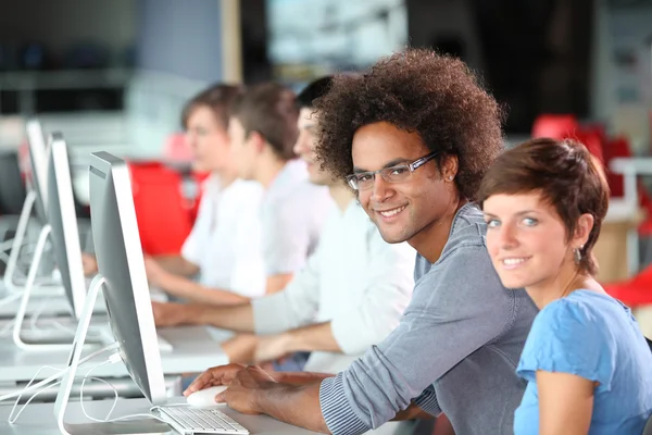 Young adults in training course — Stock Photo, Image