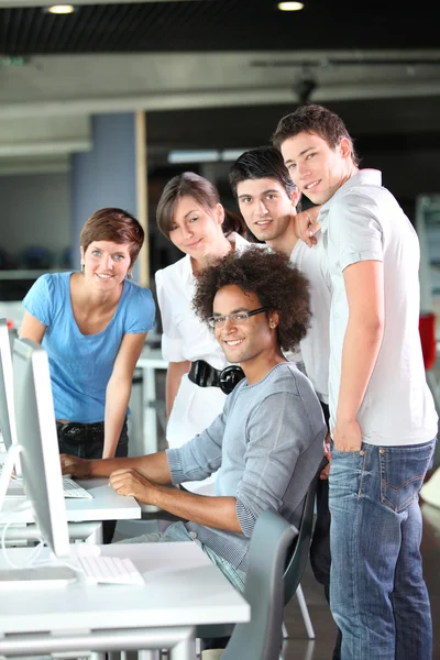 Group of student in business training — Stock Photo, Image