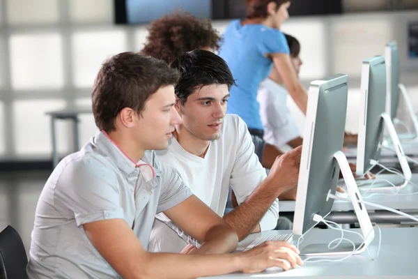 Group of young in business training — Stock Photo, Image